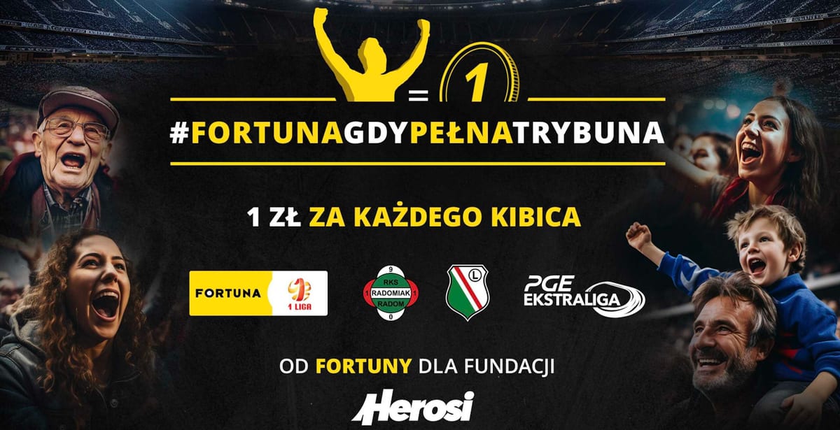 Przyjdź na stadion i pomóż chorym dzieciom!