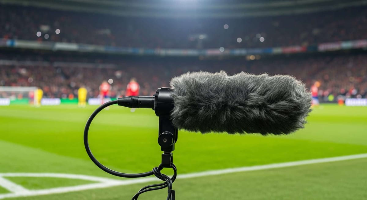 Dźwięk stadionu w domu. Jak realizatorzy audio sprawiają, że czujesz atmosferę meczu?