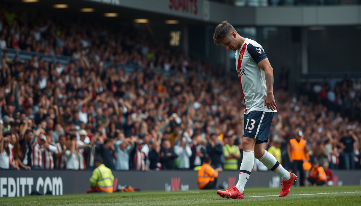 Kolejny cios dla Tottenhamu: Kudus schodzi z boiska z kontuzją w meczu z Sunderlandem.