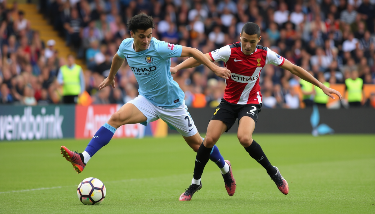 Manchester City kontra Tottenham: obrońca Guardioli prześladuje rywala.