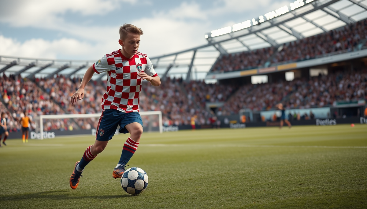 Młody Chorwat Vušković może być kolejną wielką gwiazdą Premier League.